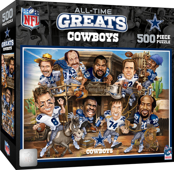 Dallas Cowboys - All Time Greats 500 Piece NFL Sports Puzzle