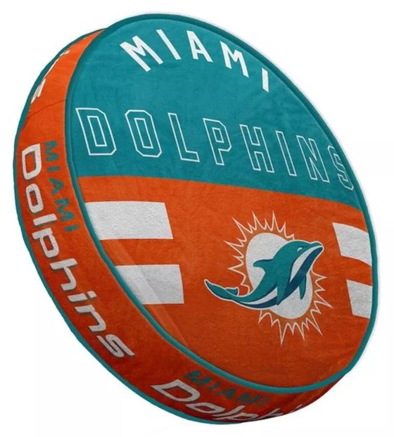 Miami Dolphins NFL 15" Circle Plushlete Pillow