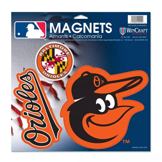 Baltimore Orioles Vinyl Magnet 11" x 11"