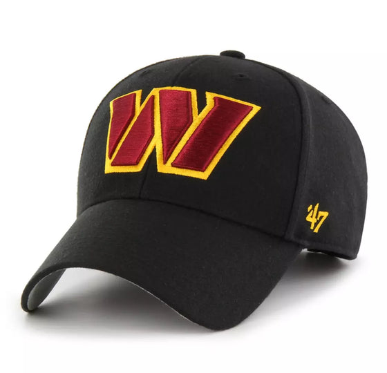 Washington Commanders '47 Brand Black Adjustable MVP Hat