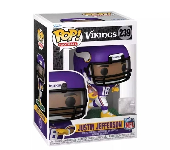 Funko Pop! NFL Minnesota Vikings Justin Jefferson Pop! Vinyl Figure #239