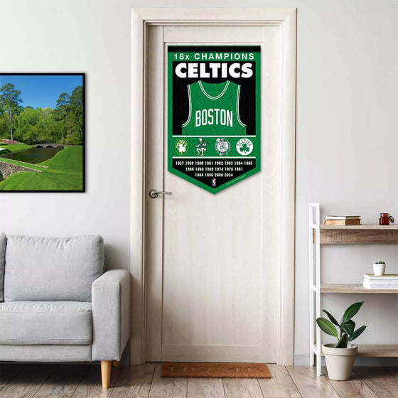 Boston Celtics 18 Time 18x Champions Banner Flag