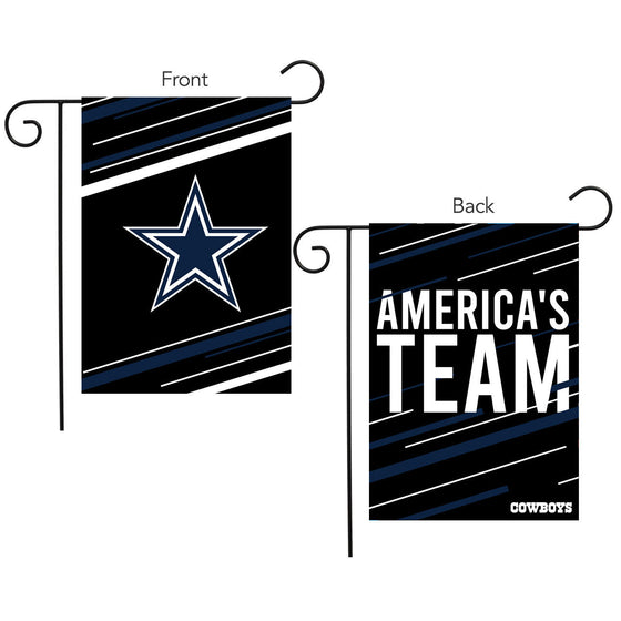 Dallas Cowboys Slogan Garden Flag NFL Licensed 12.5" x 18" - 757 Sports Collectibles