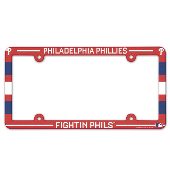 Philadelphia Phillies License Plate Frame - Full Color - Special Order