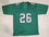 Philadelphia Eagles SAQUON BARKLEY GREEN SIGNED PRO STYLE CUSTOM XL JERSEY - Beckett Witnessed