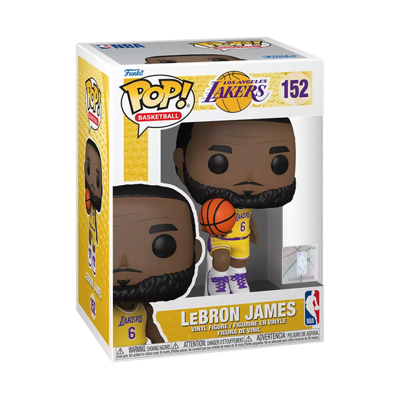 Funko Pop! Lebron James in 6 Jersey NBA Los Angeles Lakers