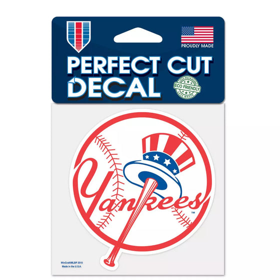 New New York Yankees 4"x4" Top Hat Decal