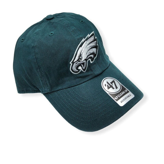 Philadelphia Eagles 47 Brand Red Legacy Clean Up Adjustable Hat - 757 Sports Collectibles