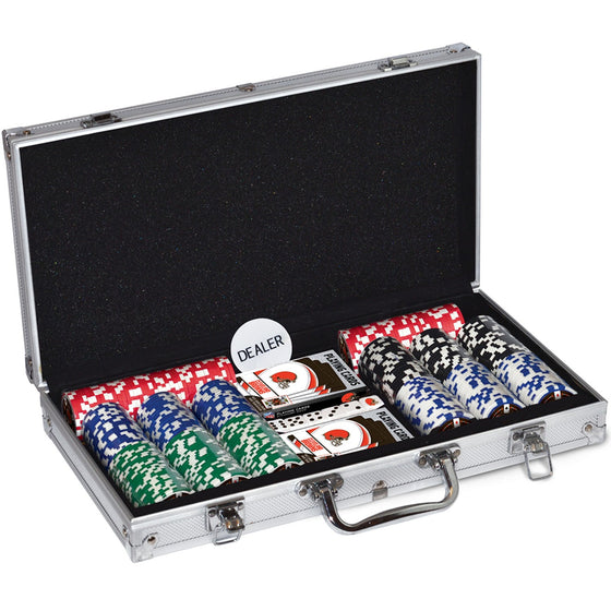 Cleveland Browns 300 Piece Poker Set - 757 Sports Collectibles