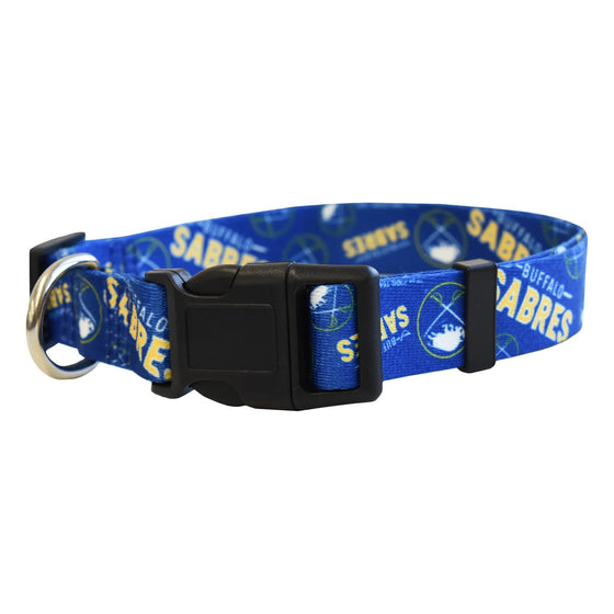 Buffalo Sabres Pet Collar Size L - Special Order