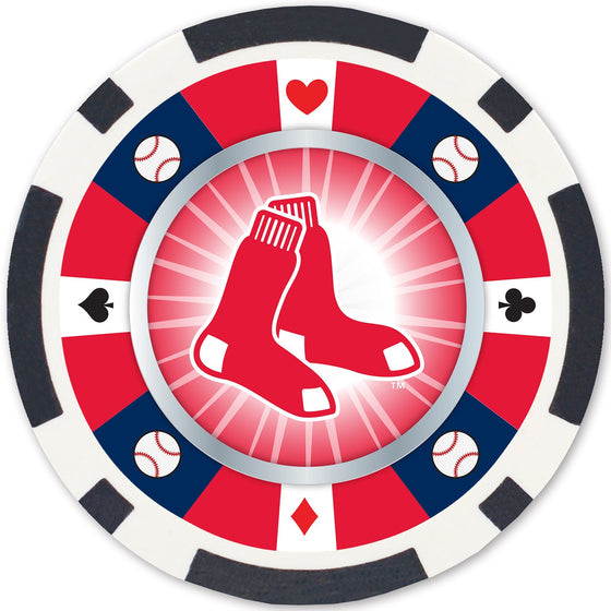 Boston Red Sox 100 Piece Poker Chips - 757 Sports Collectibles