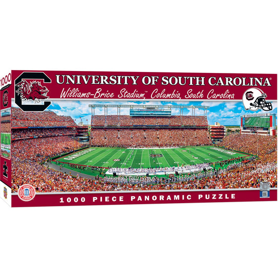 South Carolina Gamecocks - 1000 Piece Panoramic Jigsaw Puzzle - 757 Sports Collectibles