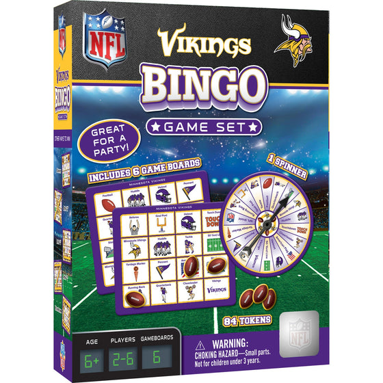 Minnesota Vikings Bingo Game - 757 Sports Collectibles