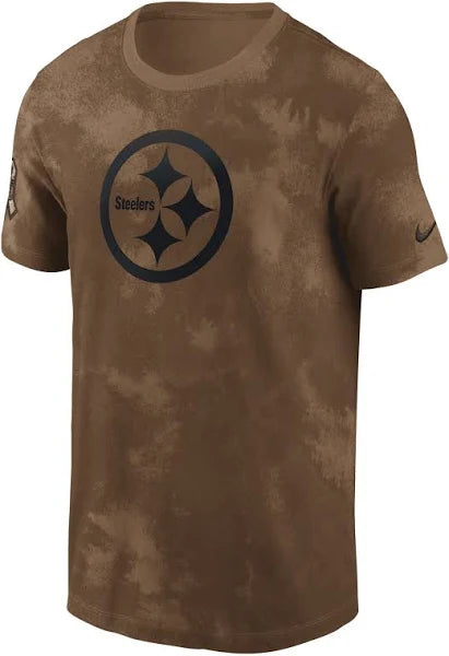 Men's Nike Brown Pittsburgh Steelers 2023 Salute To Service Sideline T-Shirt M and XL - 757 Sports Collectibles