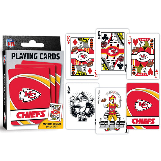 Kansas City Chiefs Playing Cards - 54 Card Deck - 757 Sports Collectibles