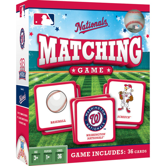 Washington Nationals Matching Game - 757 Sports Collectibles