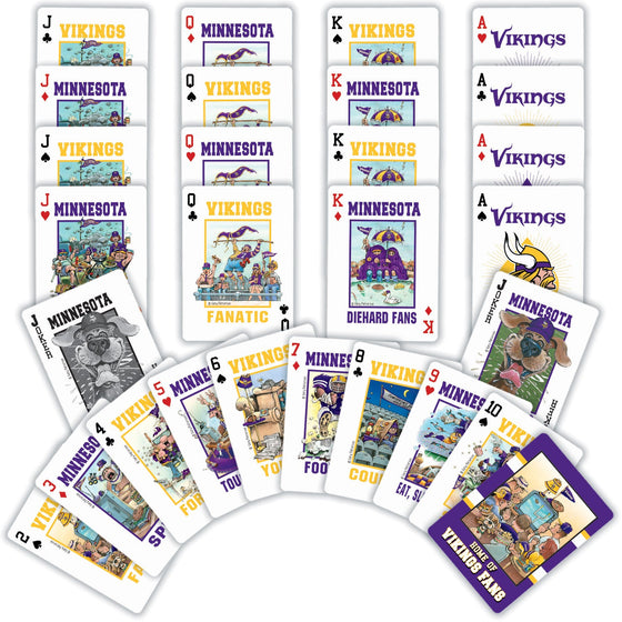 Minnesota Vikings Fan Deck Playing Cards - 54 Card Deck - 757 Sports Collectibles