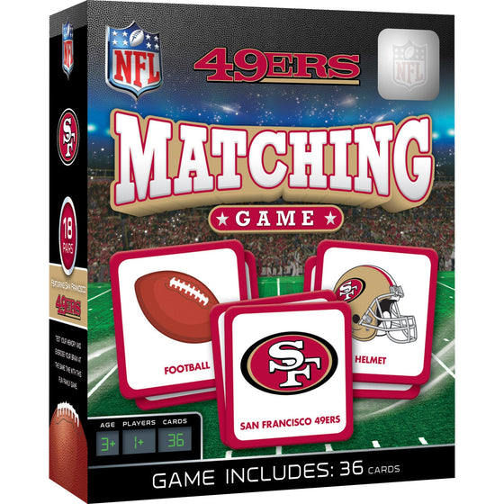 San Francisco 49ers Matching Game - 757 Sports Collectibles