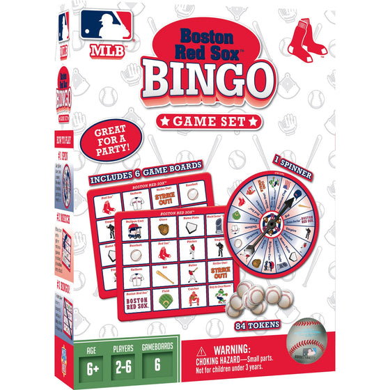 Boston Red Sox Bingo Game - 757 Sports Collectibles