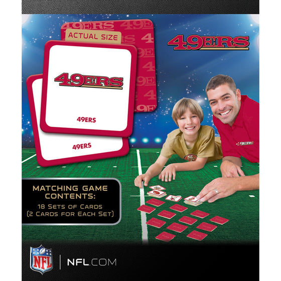 San Francisco 49ers Matching Game - 757 Sports Collectibles