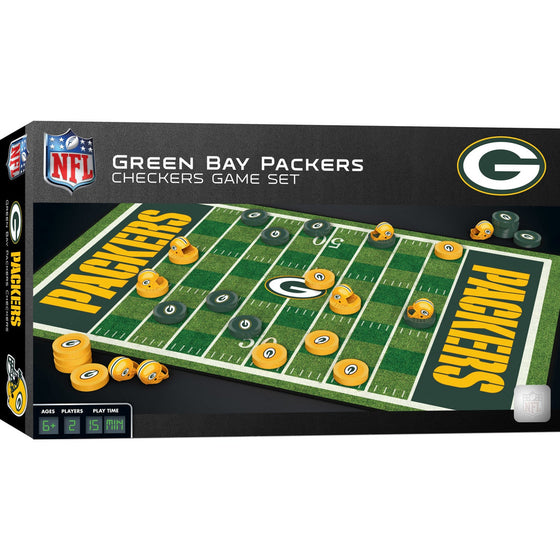 Green Bay Packers Checkers - 757 Sports Collectibles