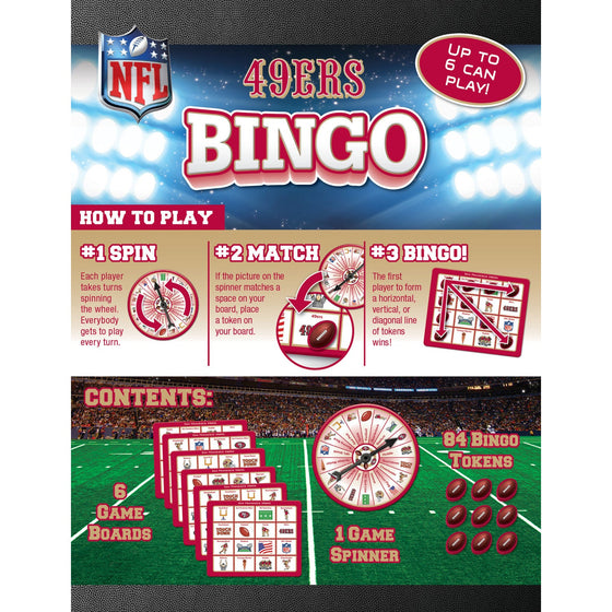 San Francisco 49ers Bingo Game - 757 Sports Collectibles