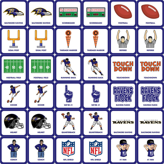 Baltimore Ravens Matching Game - 757 Sports Collectibles