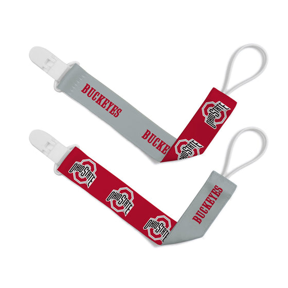 Ohio State Buckeyes - Pacifier Clip 2-Pack - 757 Sports Collectibles