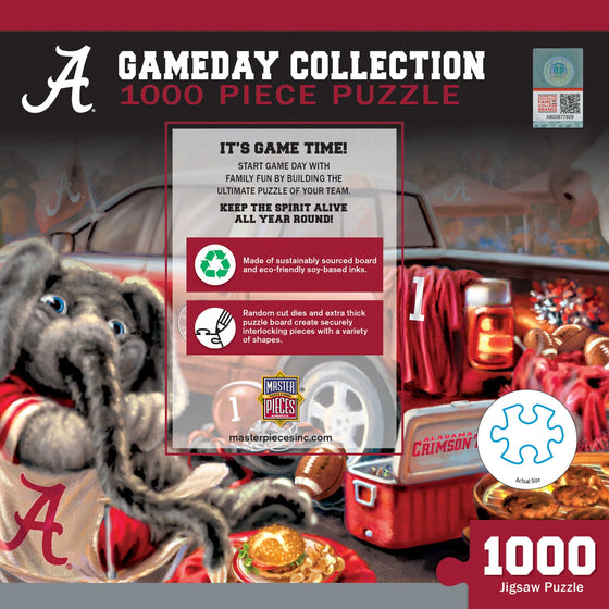 Alabama Crimson Tide - Gameday 1000 Piece Jigsaw Puzzle - 757 Sports Collectibles