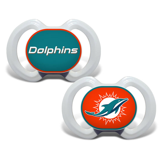 Miami Dolphins - Pacifier 2-Pack - 757 Sports Collectibles