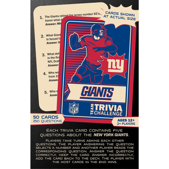 New York Giants Trivia Challenge - 757 Sports Collectibles