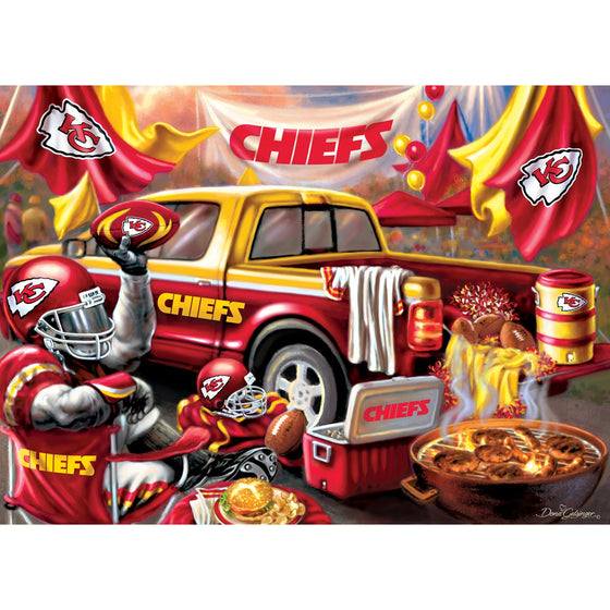 Kansas City Chiefs - Gameday 1000 Piece Jigsaw Puzzle - 757 Sports Collectibles