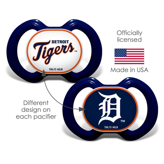 Detroit Tigers - Pacifier 2-Pack - 757 Sports Collectibles