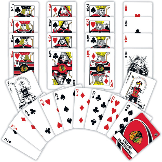 Chicago Blackhawks Playing Cards - 54 Card Deck - 757 Sports Collectibles