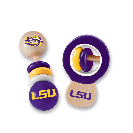 LSU Tigers - Baby Rattles 2-Pack - 757 Sports Collectibles