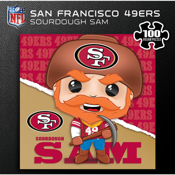 Sourdough Sam - San Francisco 49ers Mascot 100 Piece Jigsaw Puzzle - 757 Sports Collectibles