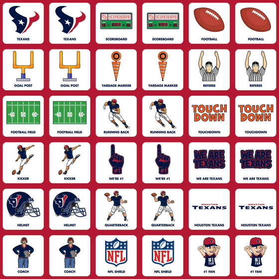 Houston Texans Matching Game - 757 Sports Collectibles