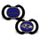 Baltimore Ravens - Pacifier 2-Pack - 757 Sports Collectibles