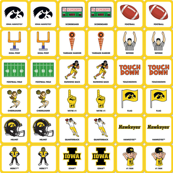 Iowa Hawkeyes Matching Game - 757 Sports Collectibles