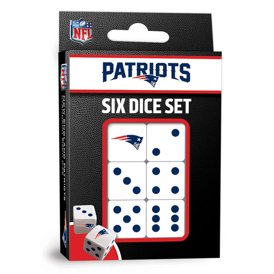 New England Patriots Dice Set - 757 Sports Collectibles