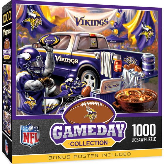 Minnesota Vikings - Gameday 1000 Piece Jigsaw Puzzle - 757 Sports Collectibles