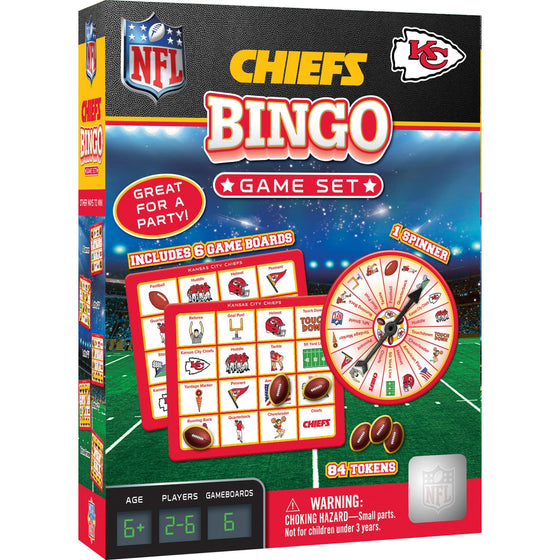 Kansas City Chiefs Bingo Game - 757 Sports Collectibles
