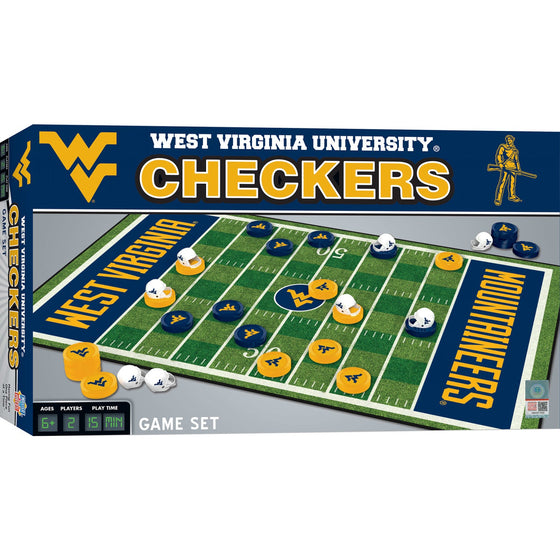 West Virginia Mountaineers Checkers - 757 Sports Collectibles