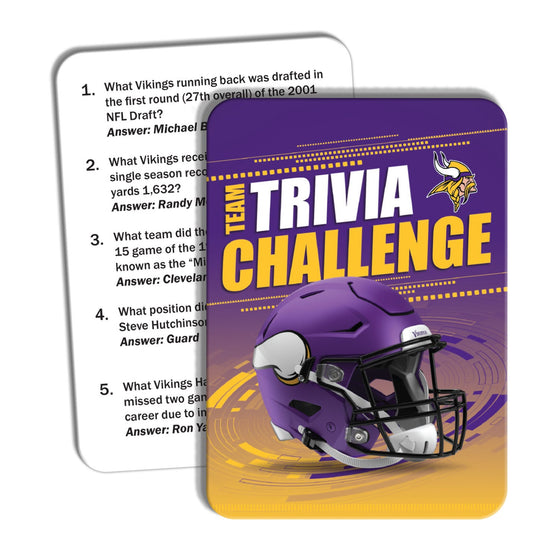 Minnesota Vikings Trivia Challenge - 757 Sports Collectibles