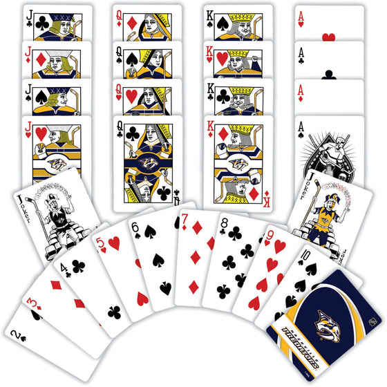 Nashville Predators Playing Cards - 54 Card Deck - 757 Sports Collectibles