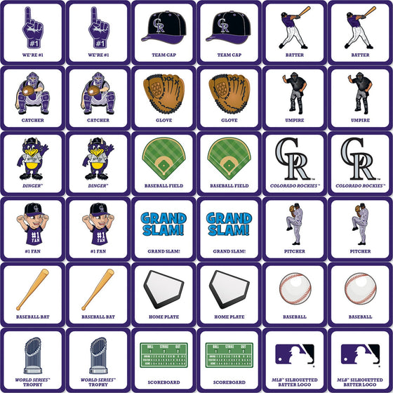 Colorado Rockies Matching Game - 757 Sports Collectibles