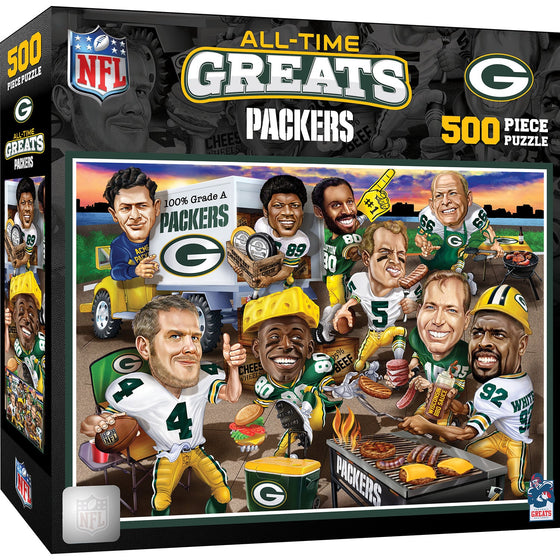 Green Bay Packers - All Time Greats 500 Piece Jigsaw Puzzle - 757 Sports Collectibles