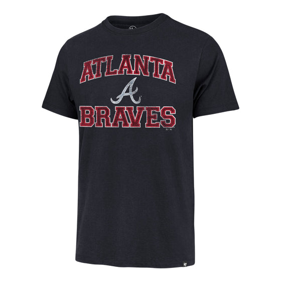 ATLANTA BRAVES ATLAS BLUE UNION ARCH FRANKLIN TEE MEN - 757 Sports Collectibles