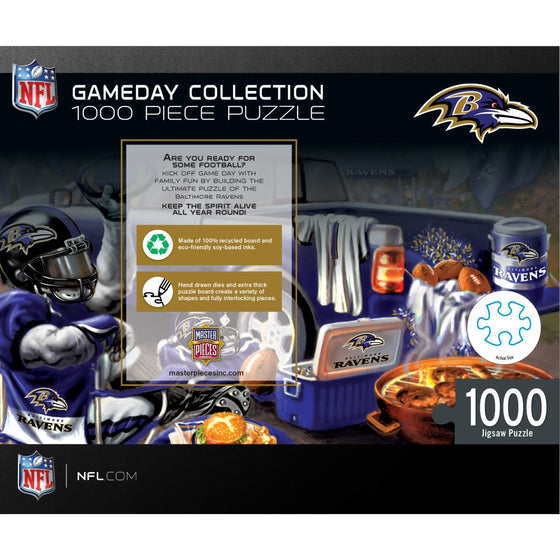 Baltimore Ravens - Gameday 1000 Piece Jigsaw Puzzle - 757 Sports Collectibles