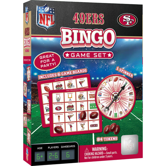 San Francisco 49ers Bingo Game - 757 Sports Collectibles